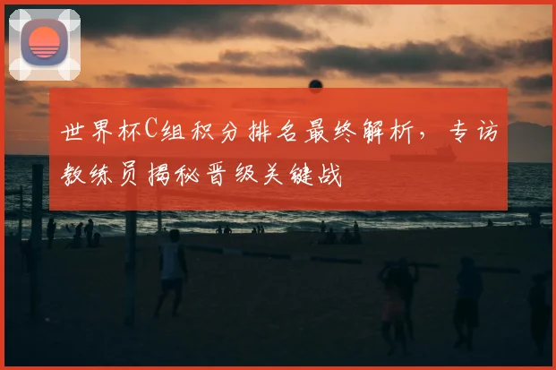 世界杯C组积分排名最终解析,专访教练员揭秘晋级关键战