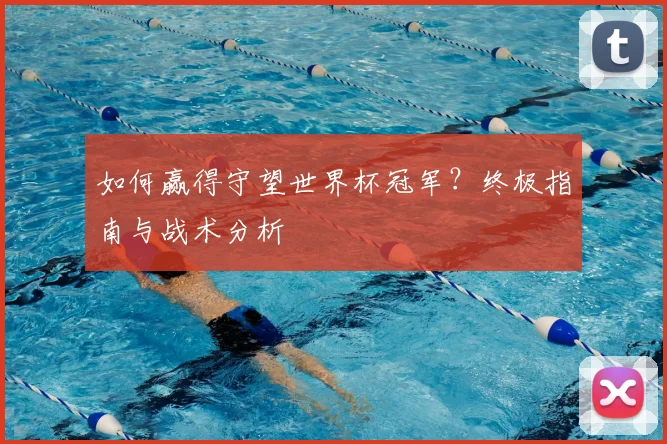 如何赢得守望世界杯冠军?终极指南与战术分析