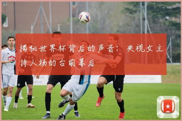 揭秘世界杯背后的声音:央视女主持人杨的台前幕后